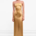 GALVANIZED BANDEAU DRESS