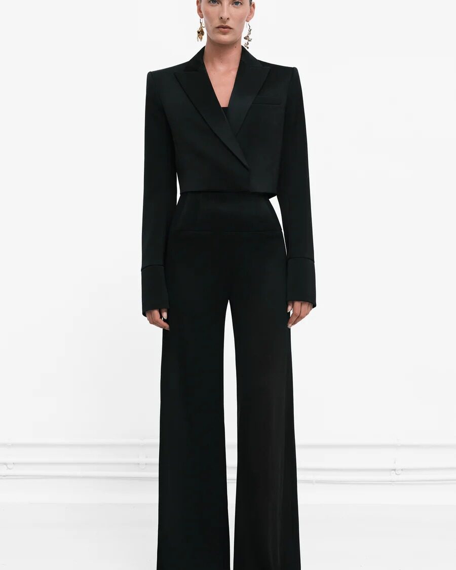 STRATA SATIN BLAZER