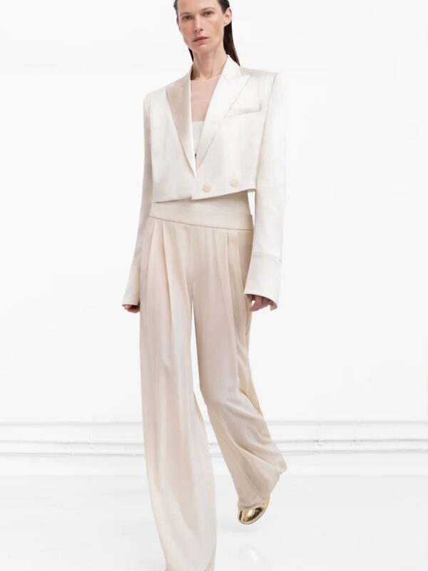 STRATA SATIN BLAZER