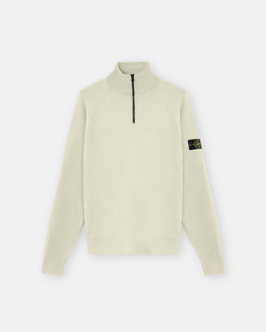 HALF ZIP KNIT