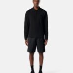GHOST LONG SLEEVE POLO SWEATSHIRT
