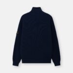 ZIP UP RIBBED CARDIGAN