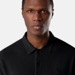 GHOST LONG SLEEVE POLO SWEATSHIRT