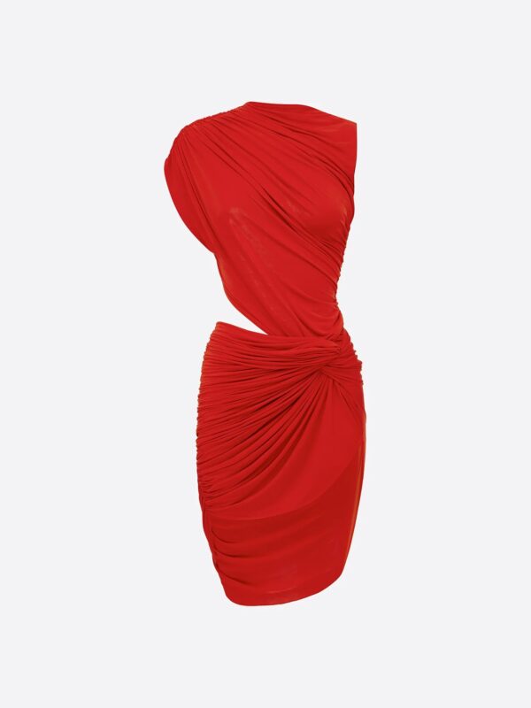 MINI TWIST DRESS IN JERSEY