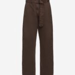 LOW RISE BELTED JEANS