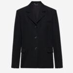 STRAIGHT CUT WOOL BLAZER
