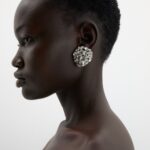 CRYSTAL EMBELLISHED CLUSTER EARRINGS
